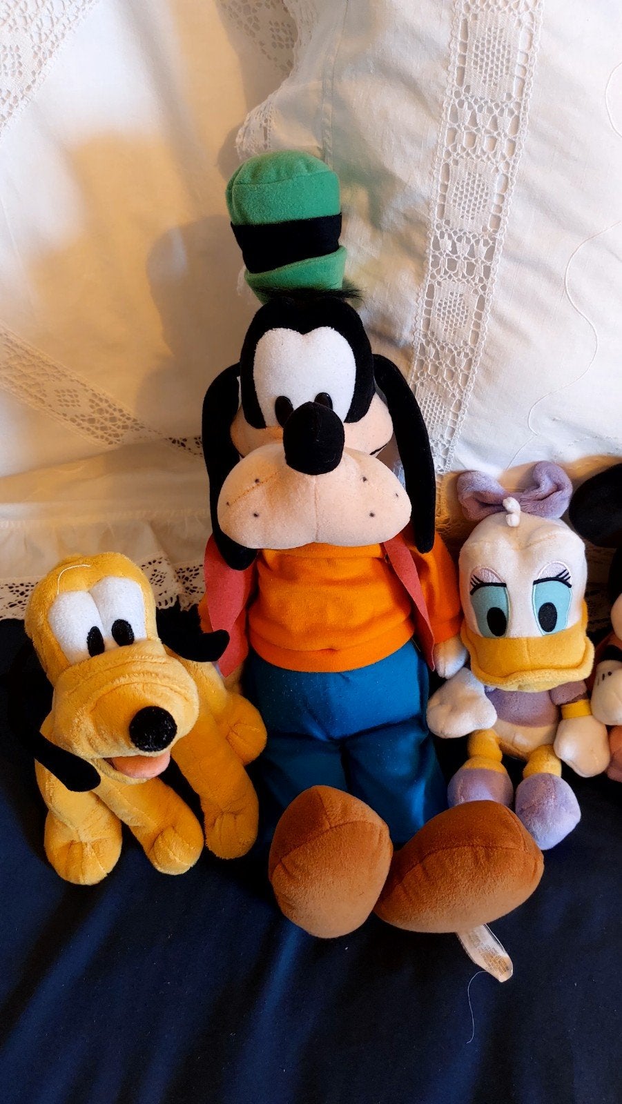 Grote collectie Disney knuffels., Disney, Zwart, Met kleding of accessoire, Disney