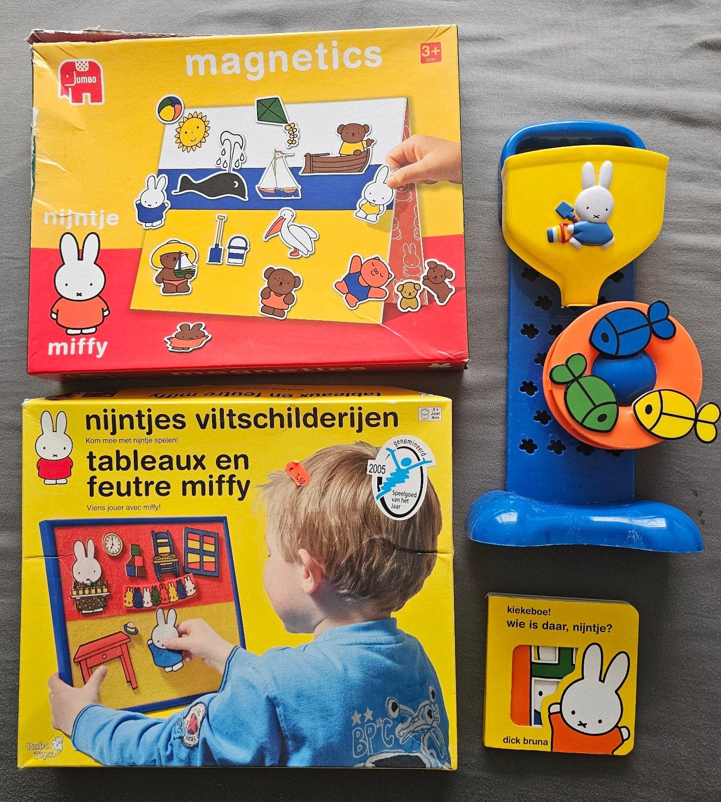Speelgoed peuter Nijtje schilderij magneten boek badspeeltje, Ophalen of Verzenden, Overige typen