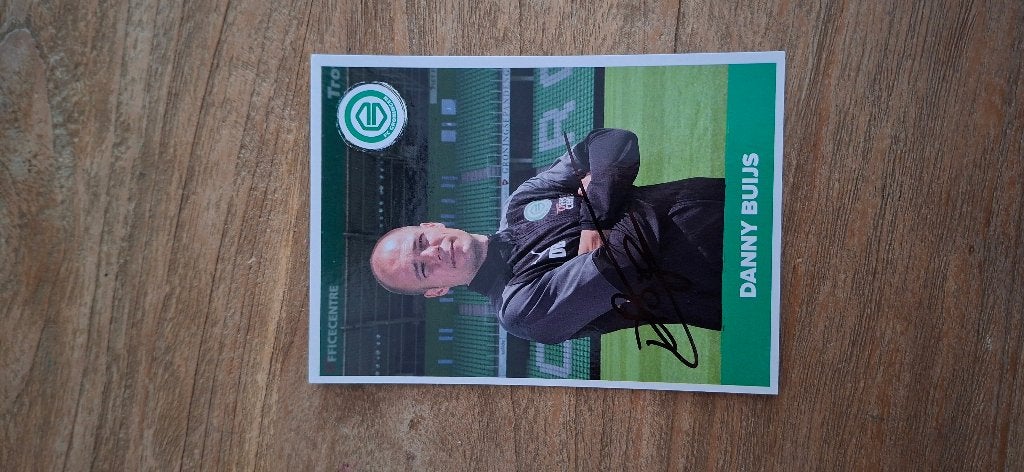 Spelerskaart met handtekening; Danny Buijs # FC Groningen, Ophalen of Verzenden, Nieuw, Overige binnenlandse clubs, Spelerskaart