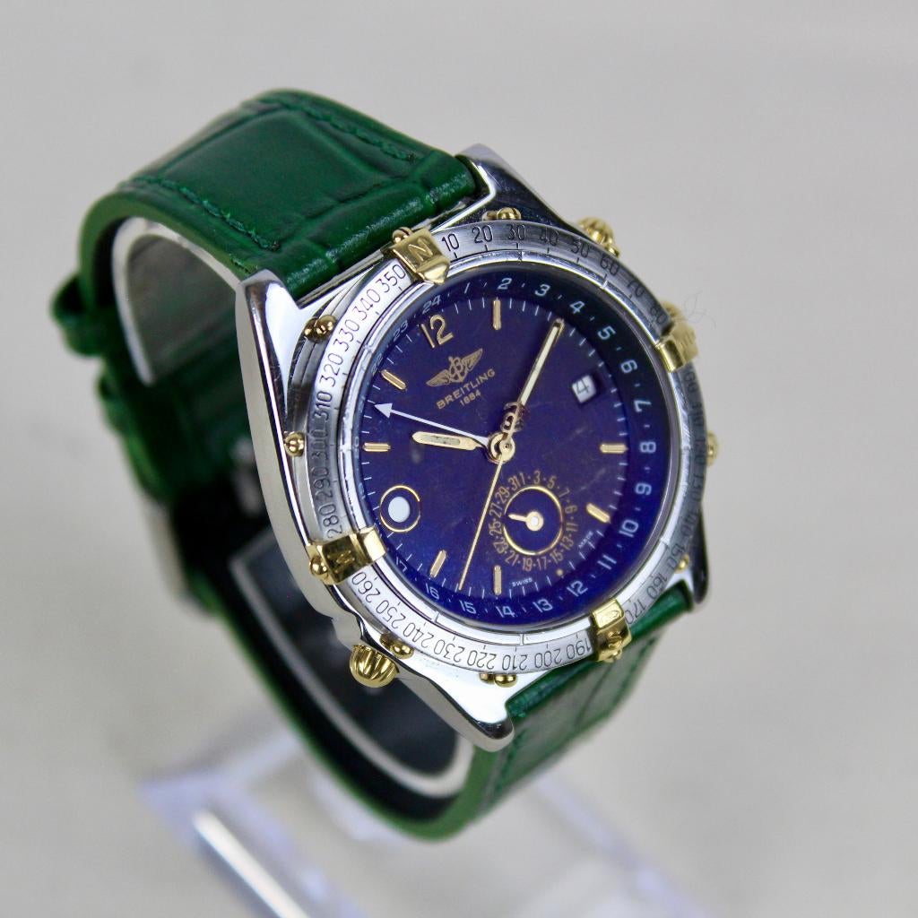 Breitling Duograph - B15047, Staal, Breitling, Polshorloge, Breitling