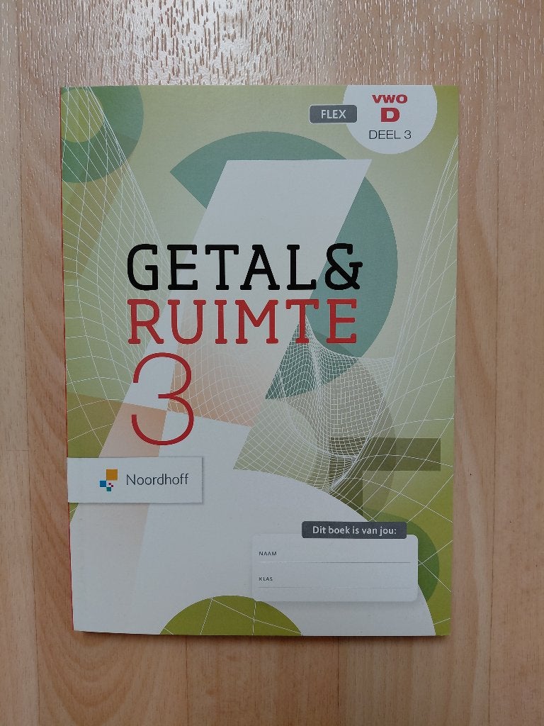 Getal & Ruimte vwo wiskunde D, Boeken, Schoolboeken, VWO, Nieuw, Ophalen of Verzenden, Wiskunde B