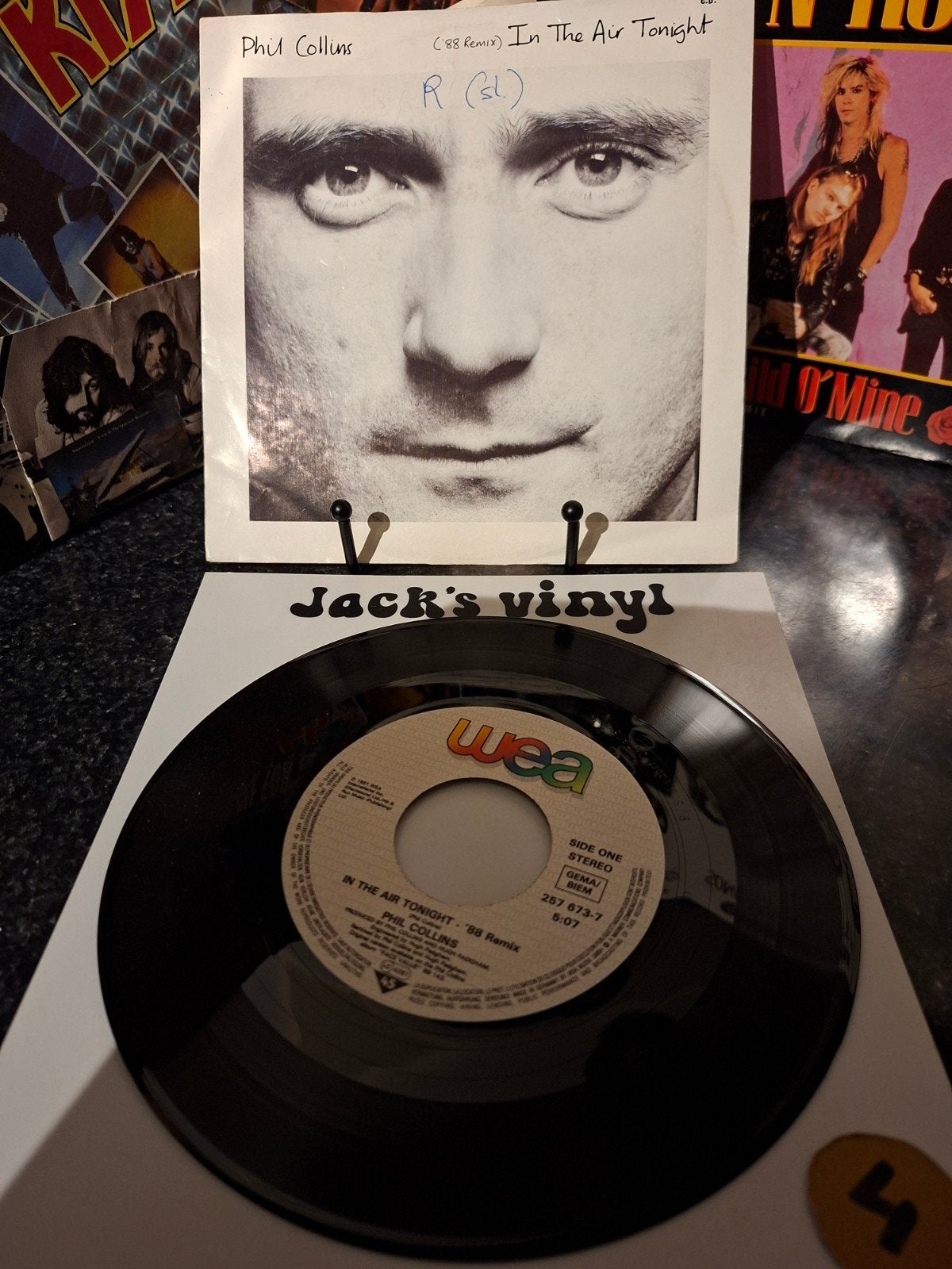 Phil Collins - In The Air Tonight ('88 Remix) 1981/4, Gebruikt, Pop, 7 inch, Ophalen of Verzenden