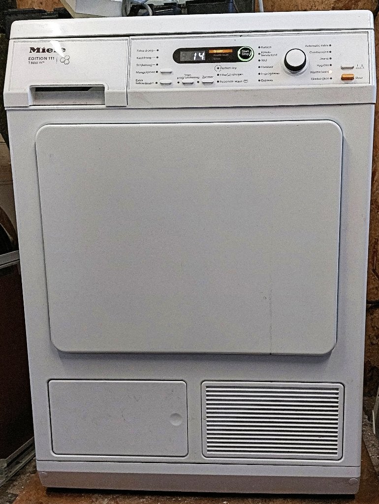 Miele warmtepompdroger T 8861 WP, Witgoed en Apparatuur, Wasdrogers, Ophalen, 6 tot 8 kg, Overige typen, Refurbished