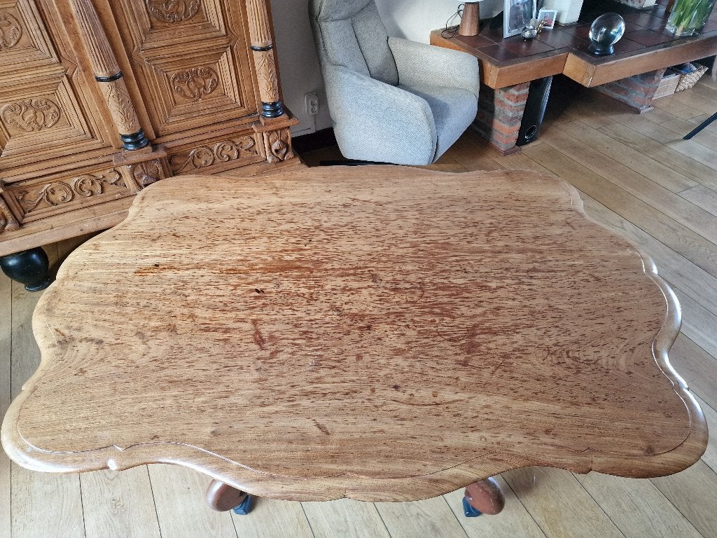 Biedermeier eettafel, Ophalen, Gebruikt, 50 tot 100 cm, Vier personen