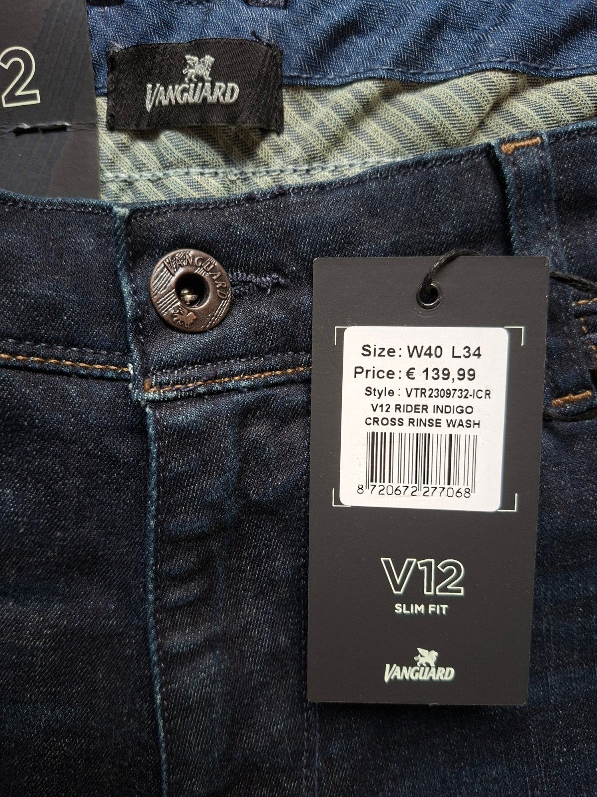 VANGUARD V12 slimfit jeans W40 L34 3 voor €149,95, Blauw, Nieuw, Ophalen of Verzenden, Vanguard