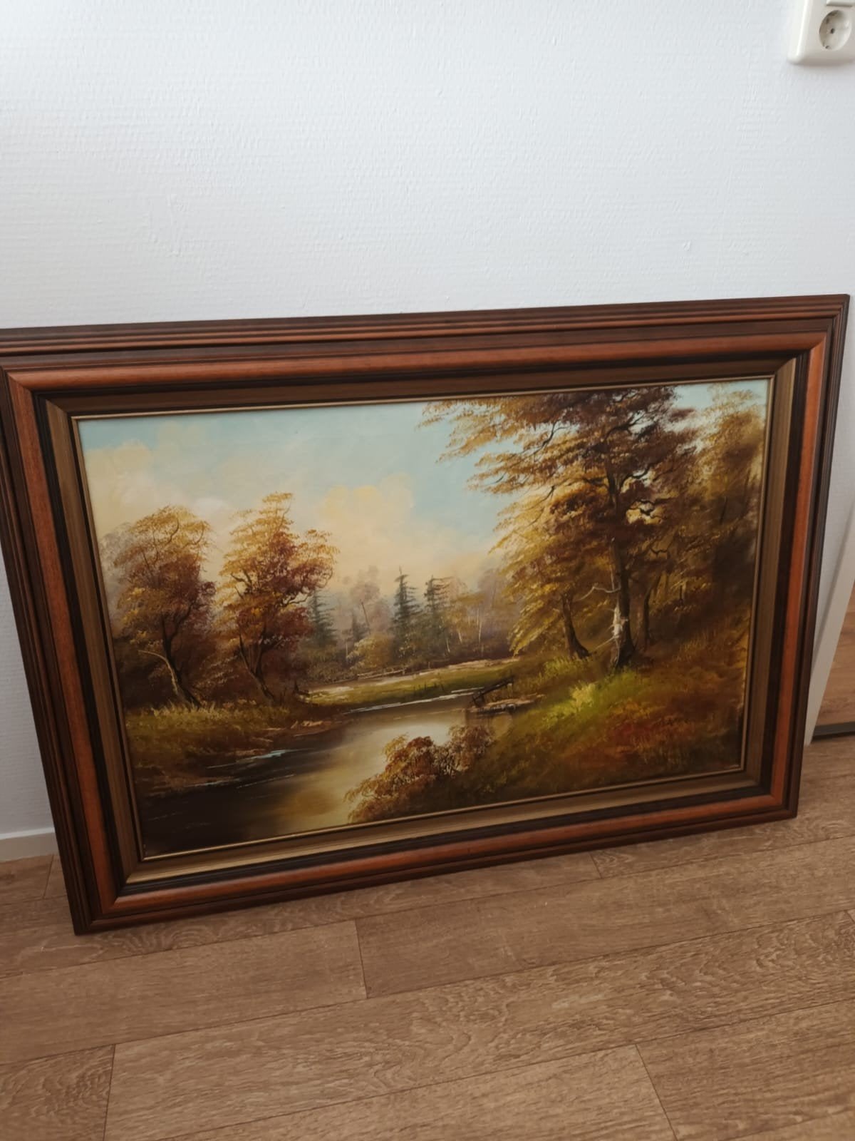 linders schilderij, Ophalen