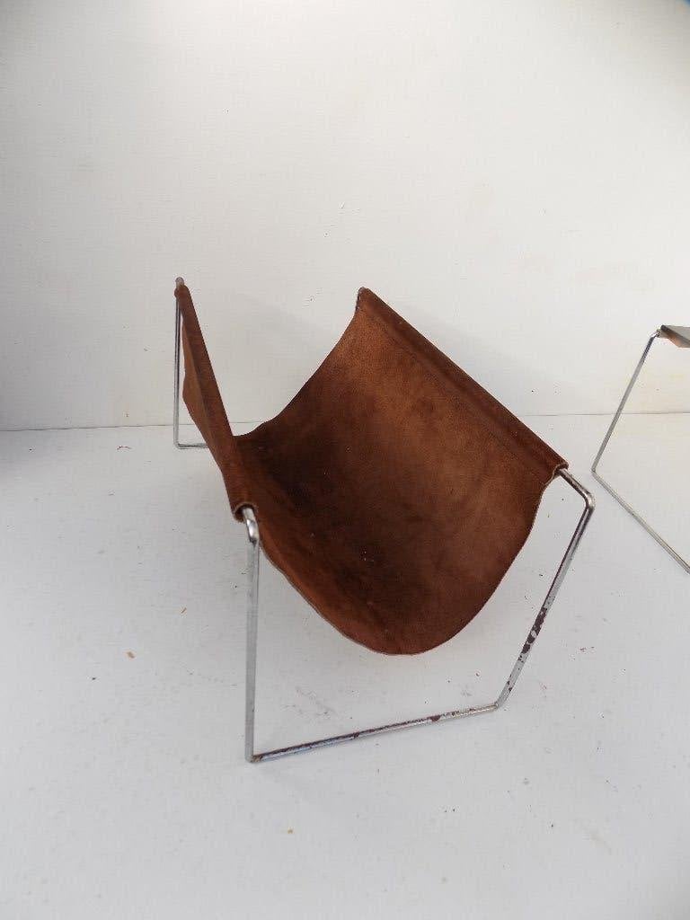 Lektuurbak jaren 70 suede tafel glazen blad minimalistisch, Huis en Inrichting, Ophalen, Gebruikt
