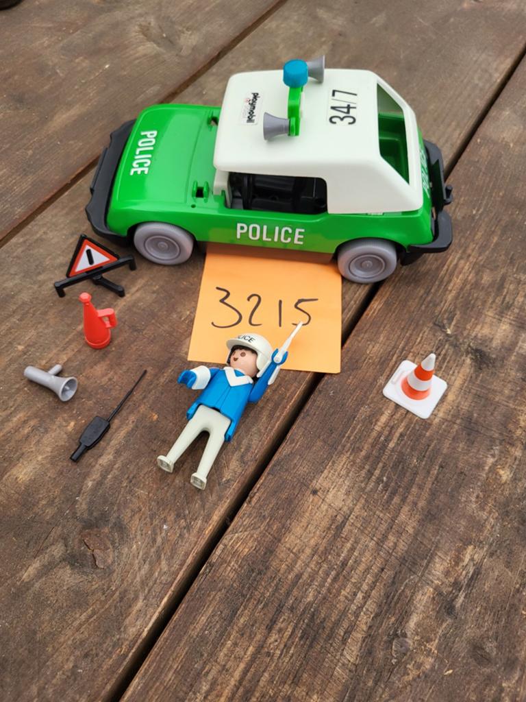Playmobil Politie Set - Auto, Agent en Accessoires, Ophalen of Verzenden, Gebruikt, Complete set