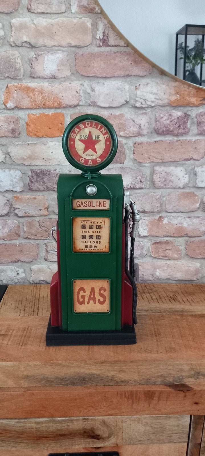 Grote 40cm Metalen Gaspomp Spaarpot♥️NIEUW♥️, Ophalen of Verzenden, Nieuw, Overige typen