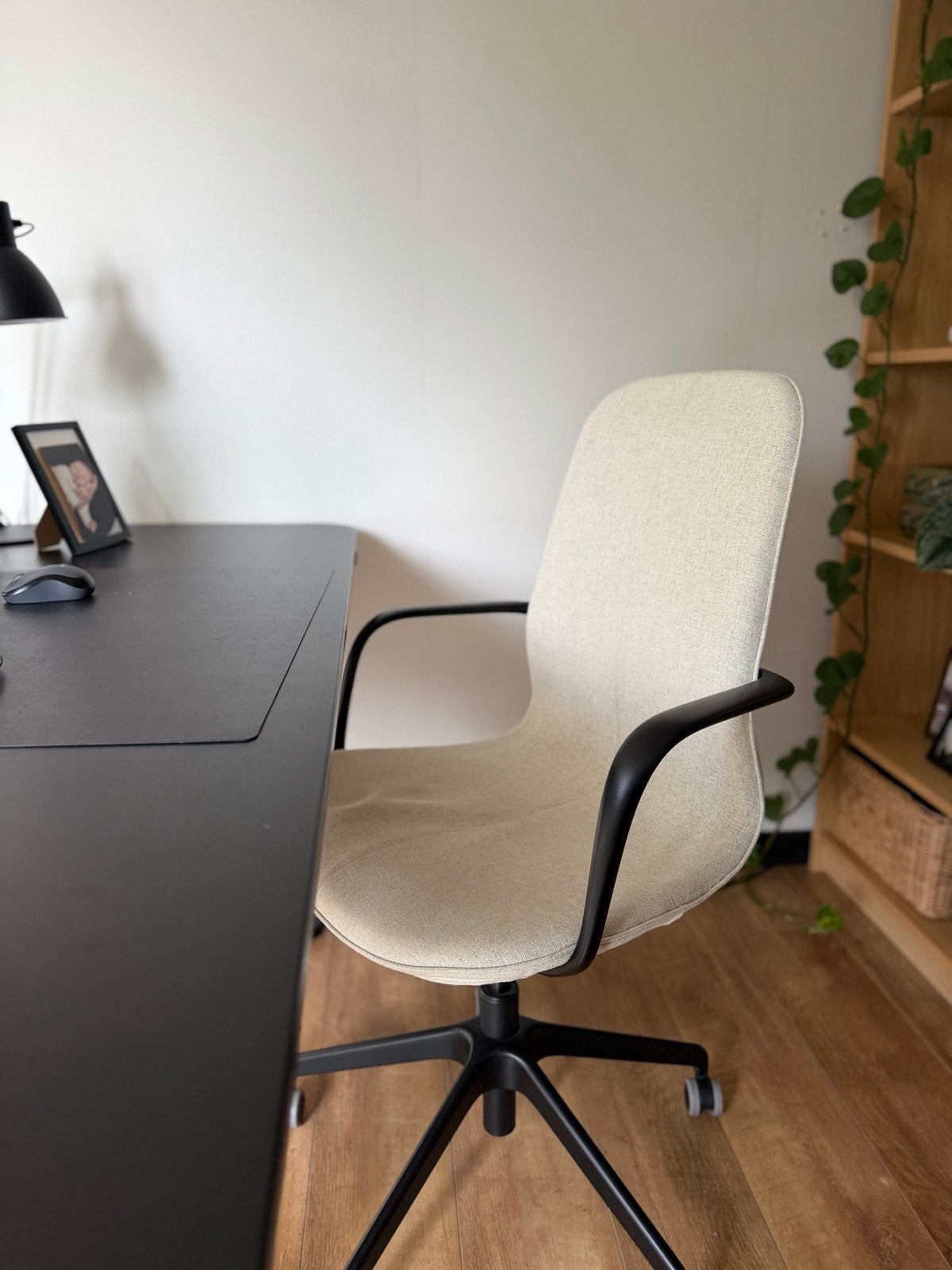 IKEA bureaustoel Langfjall, beige, zo goed als nieuw, Ophalen, Zo goed als nieuw, Beige, Bureaustoel