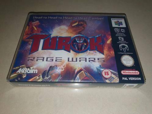 Turok Rage Wars N64 Game Case, Spelcomputers en Games, Games | Nintendo 64, Zo goed als nieuw, Shooter, 1 speler, Vanaf 3 jaar
