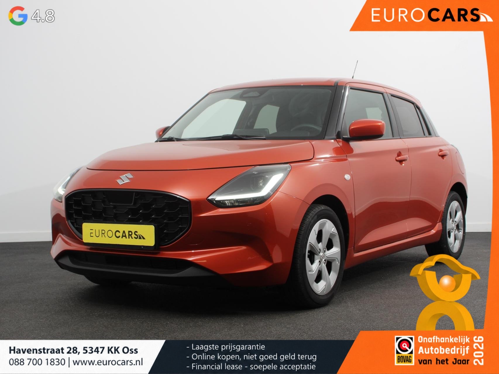 Suzuki Swift 1.2 Style Smart Hybrid Airco Adaptieve cruise c, Auto's, Voorwielaandrijving, Verwarmde buitenspiegels, Stof, Gebruikt