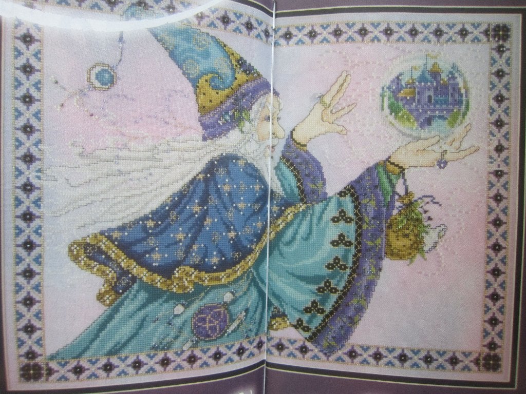 borduurpatroon tovernaar elfjes - diamant painting sprookjes, Ophalen of Verzenden, Zo goed als nieuw, Handborduren, Patroon