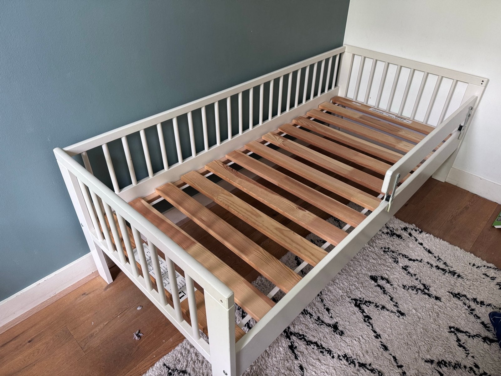 IKEA SMSTAD kinderbed met lattenbodem, Kinderen en Baby's, Kinderkamer | Bedden, Ophalen, Gebruikt, 70 tot 85 cm, Lattenbodem