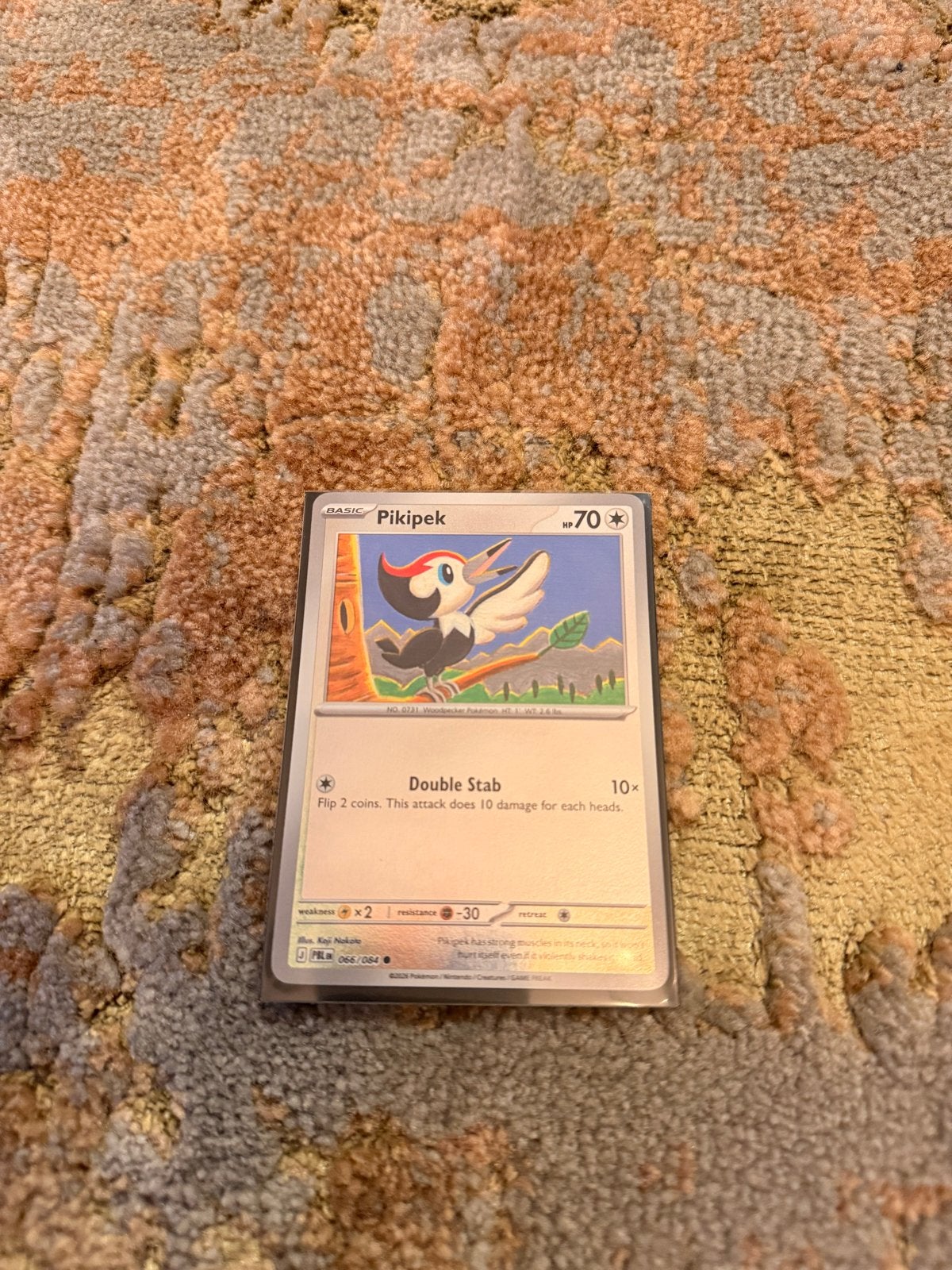 Pokémon Pikipek 066/084 – Pitch Black – Pokémon TCG, Ophalen of Verzenden, Zo goed als nieuw, Losse kaart