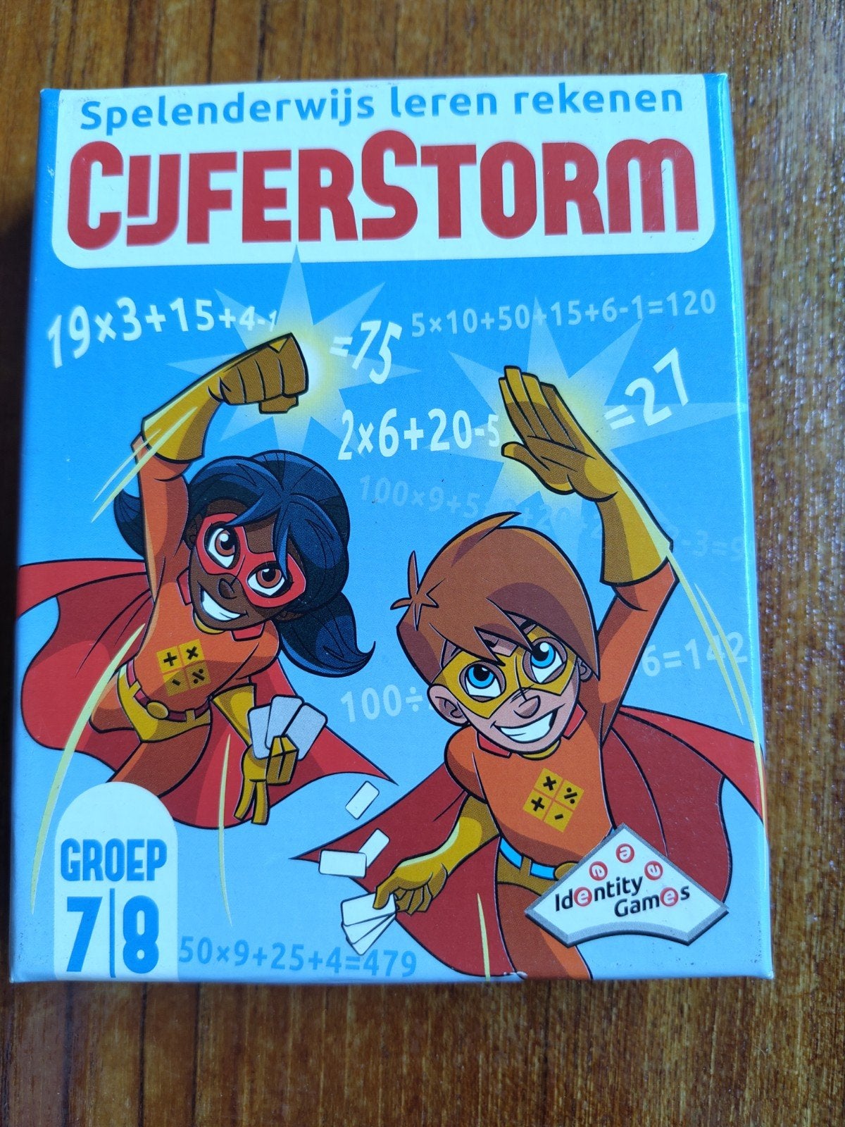 Cijferstorm: Spelenderwijs leren rekenen (Groep 7-8), Een of twee spelers, Ophalen of Verzenden, Nieuw, Identity Games