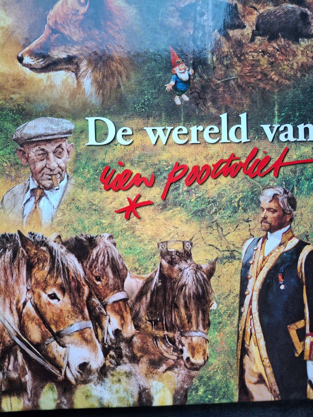 Rien Poortvliet schilder tekenaar jacht Bomans wild zwijn, Boeken, Ophalen of Verzenden, Zo goed als nieuw, Schilder- en Tekenkunst