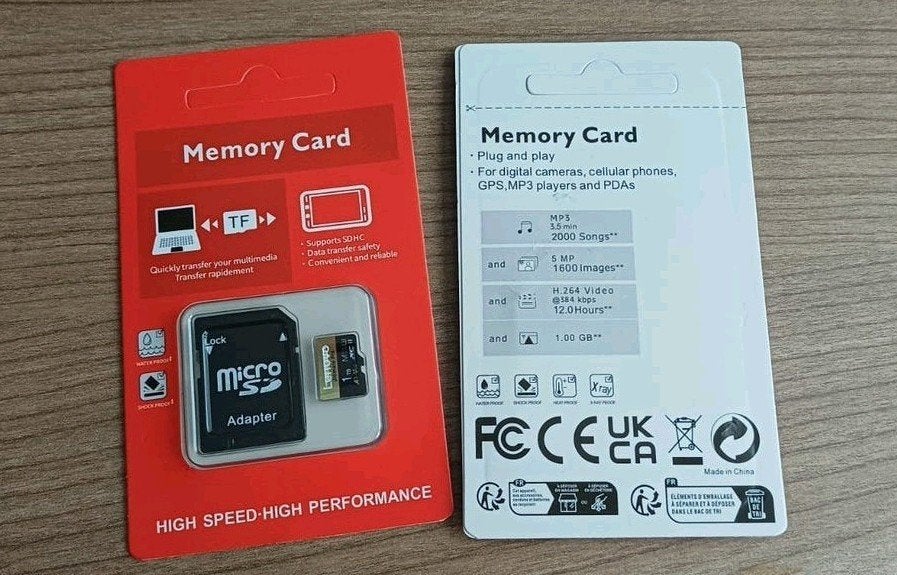 Nieuw!! Lenovo 1TB MicroSD Geheugenkaart met Adapter, Audio, Tv en Foto, Ophalen, Nieuw, Fotocamera, MicroSD