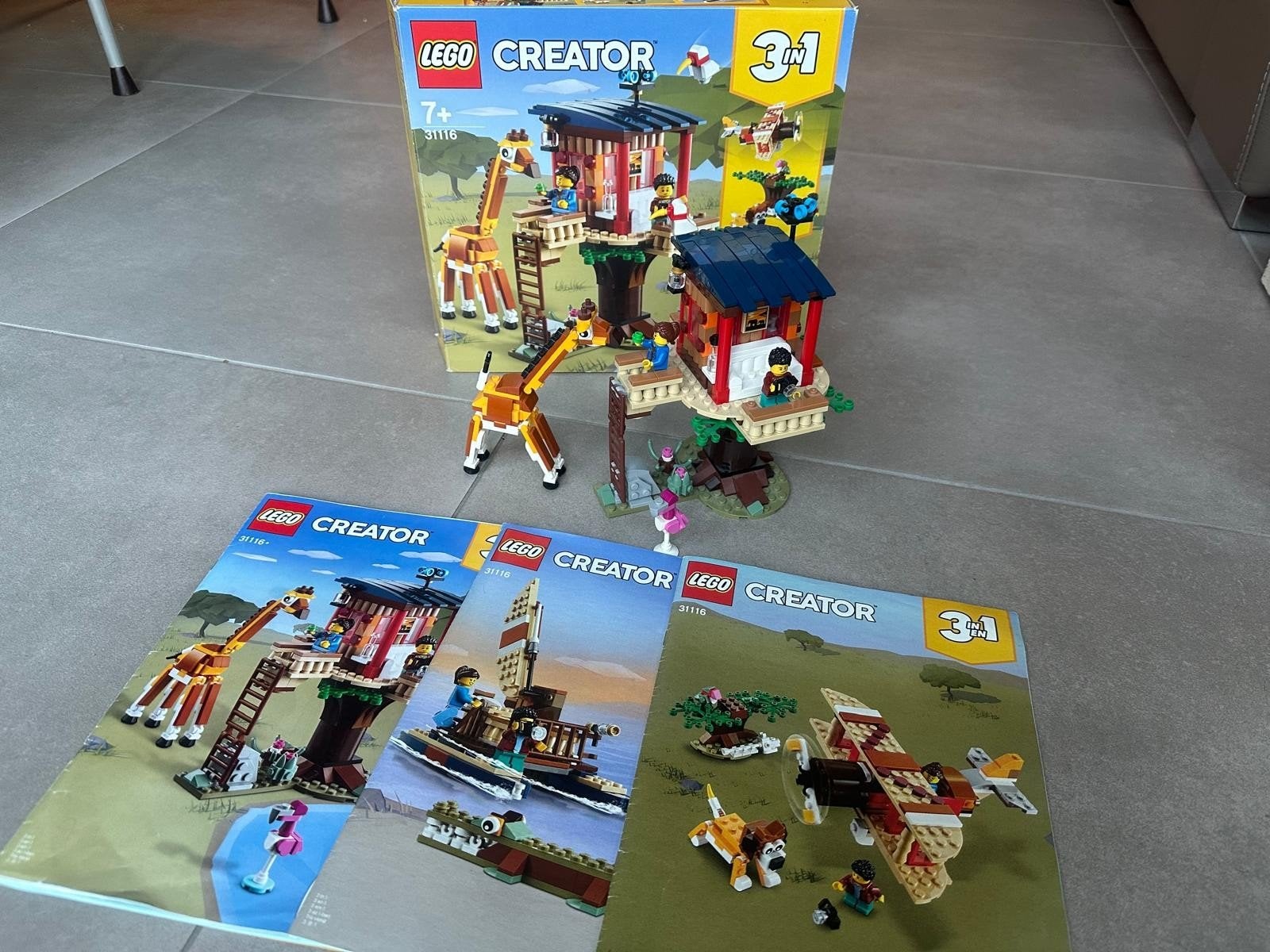 LEGO Creator 31116 Safari Wildlife Boomhut 3-in-1, Kinderen en Baby's, Ophalen, Inclusief instructies, Lego, Zo goed als nieuw