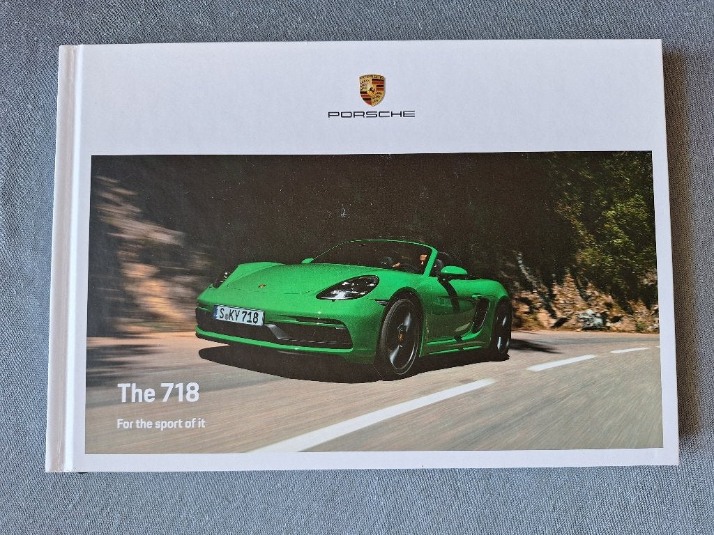 Brochure  PORSCHE The 718 - 2020 Engels, Boeken, Verzenden, Zo goed als nieuw, Porsche