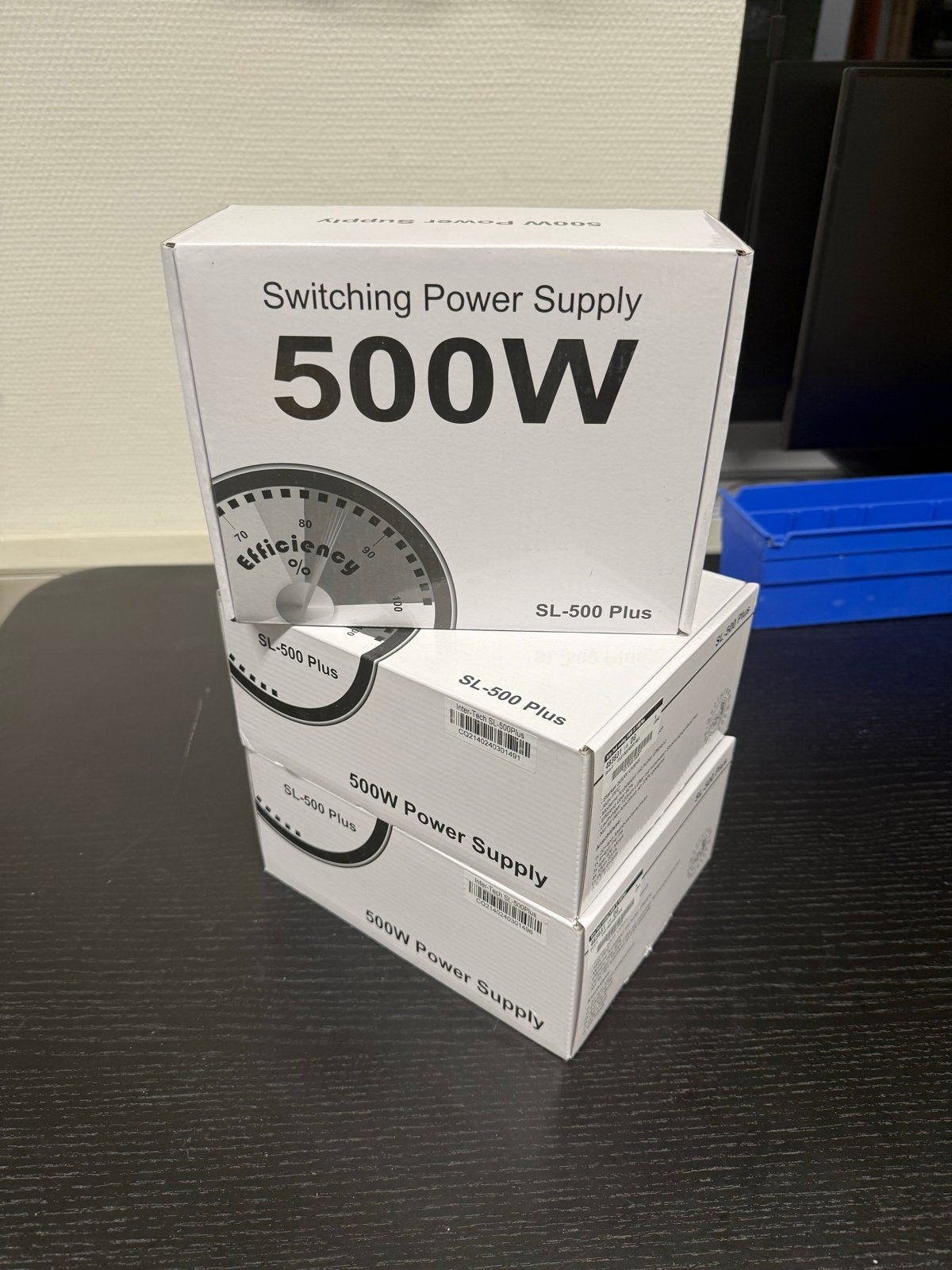 3x Nieuwe 500W Voeding voor PC, Computers en Software, Interne voedingen, Ophalen of Verzenden, Nieuw