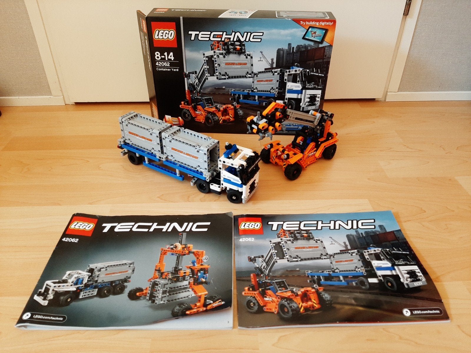 Lego Technic 42062 Container Yard, Ophalen, Compleet, Gebruikt, Lego