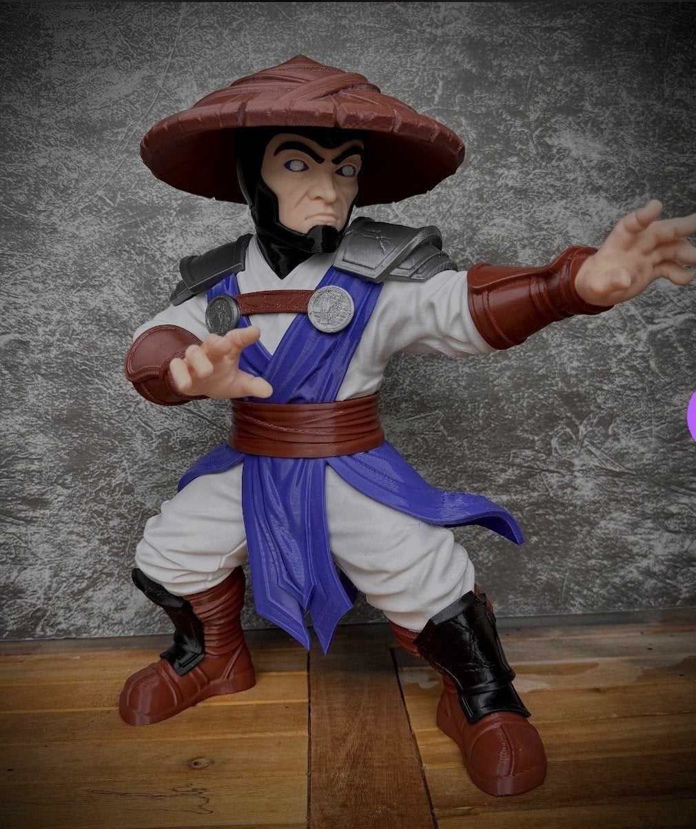 Raiden Fan Art Figuur - Mortal Kombat, Ophalen of Verzenden, Zo goed als nieuw
