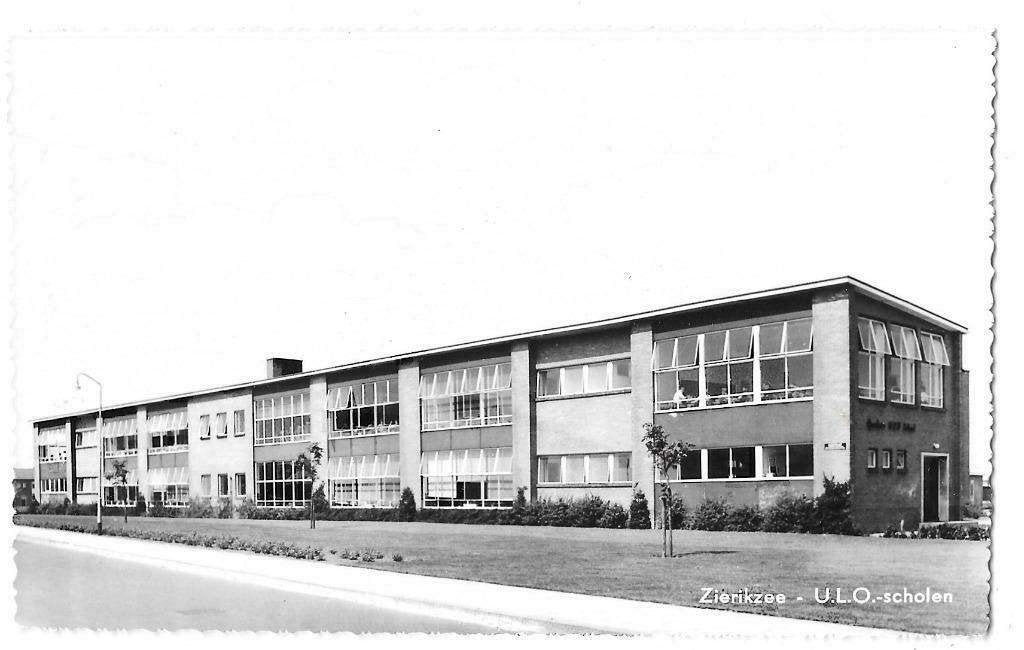 AK Zierikzee - U.L.O. - scholen, Verzamelen, Ophalen of Verzenden, 1960 tot 1980, Ongelopen, Zeeland