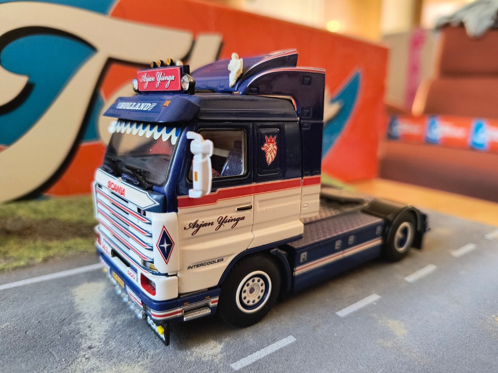 Wsi Scania Arjan Ijsinga, Ophalen of Verzenden, Zo goed als nieuw, Bus of Vrachtwagen, Wsi