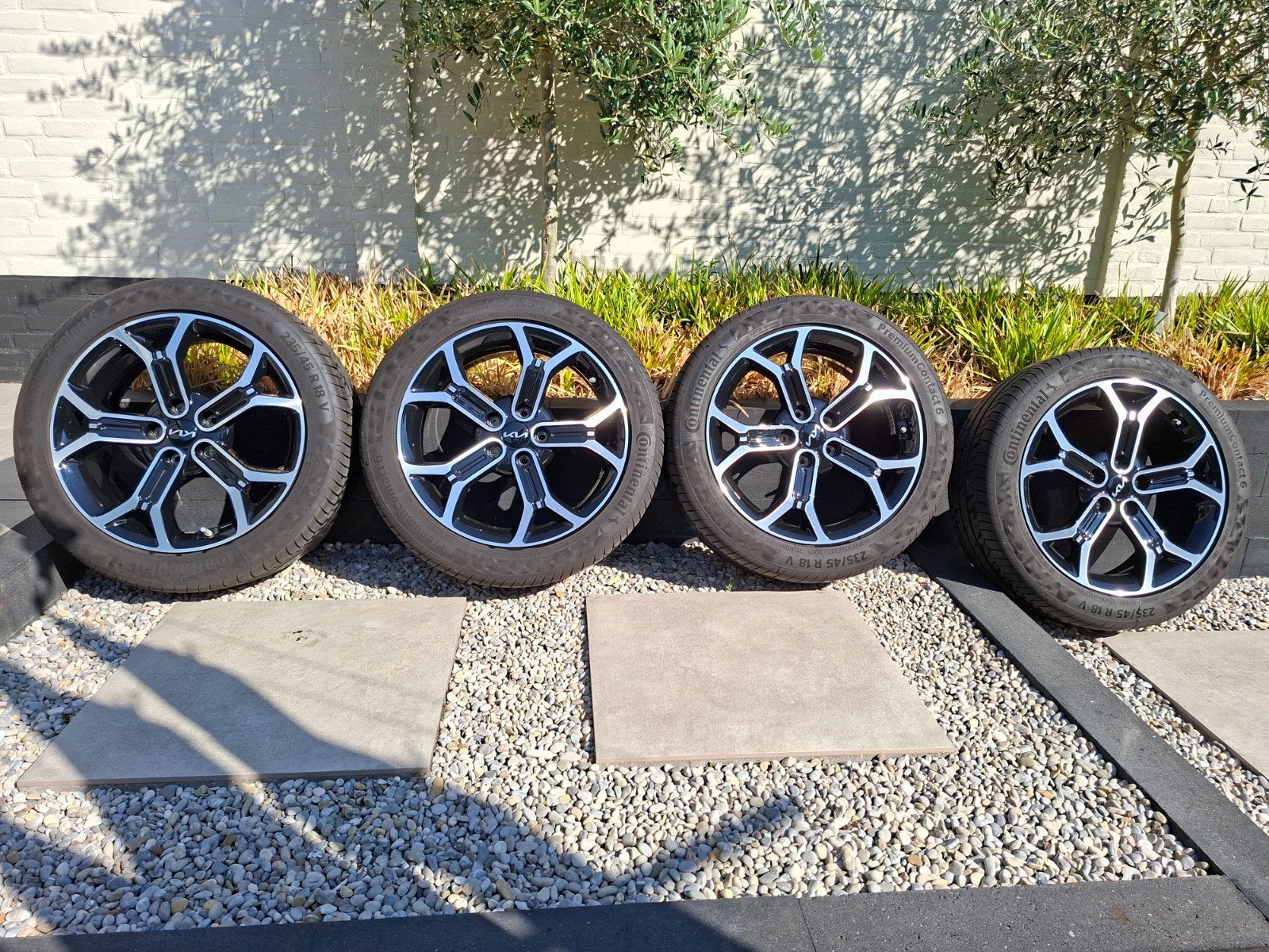 18 inch KIA Xceed velgen/Black Mirror/TPMS/Zomer banden., Auto-onderdelen, Banden en Velgen, Ophalen, 18 inch, Gebruikt, Banden en Velgen