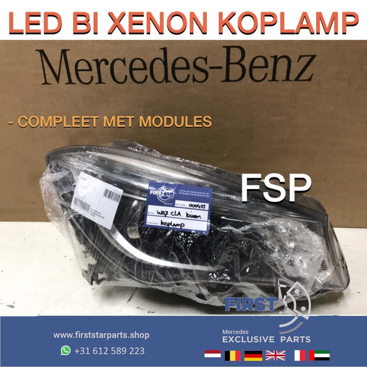 A1179065200 W117 CLA LED Bi Xenon KOPLAMP RECHTS Mercedes 20, Gebruikt, -, Ophalen of Verzenden, -