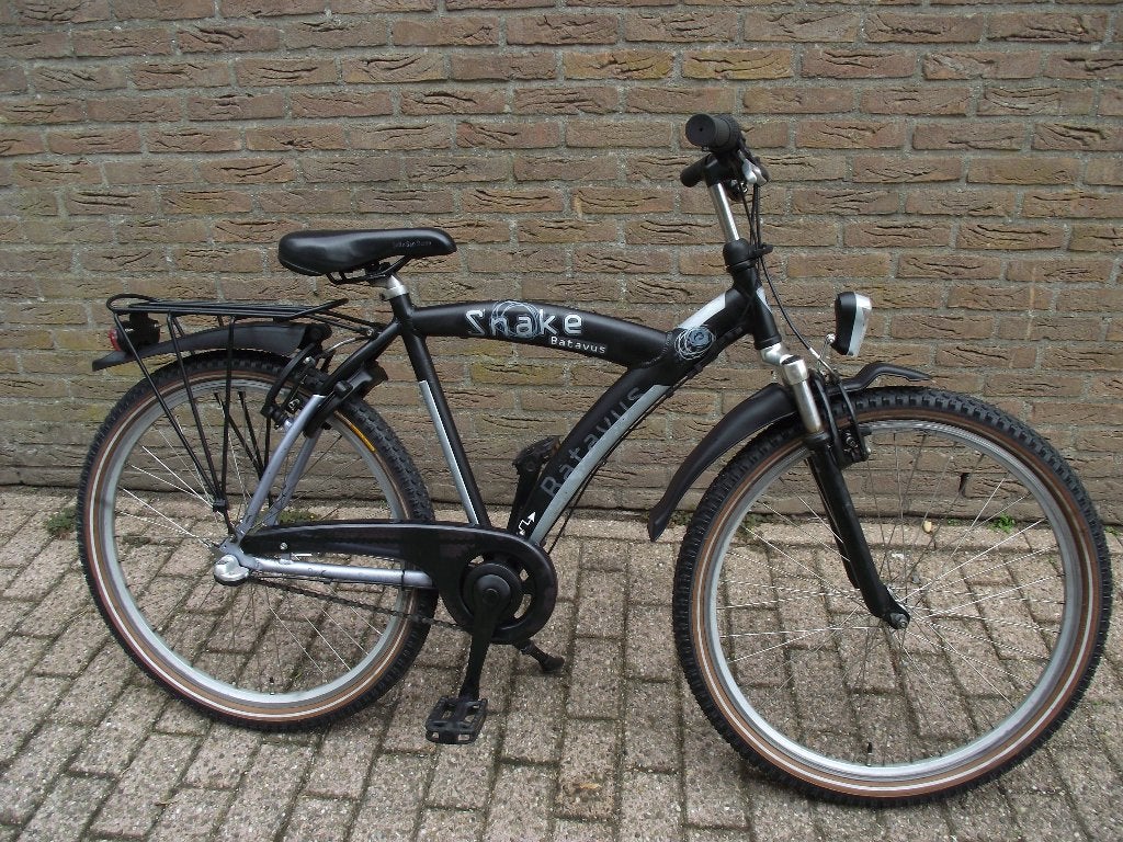 26 inch jongensfiets batavus snake 3 nexus versn + vering, Velgrem, Versnellingen, Batavus, Zo goed als nieuw