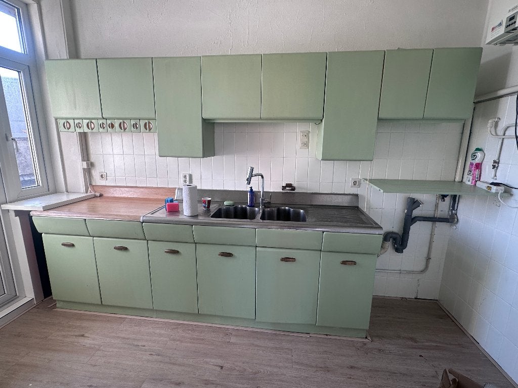 Vintage keuken jaren 60, Ophalen, Gebruikt, Metaal