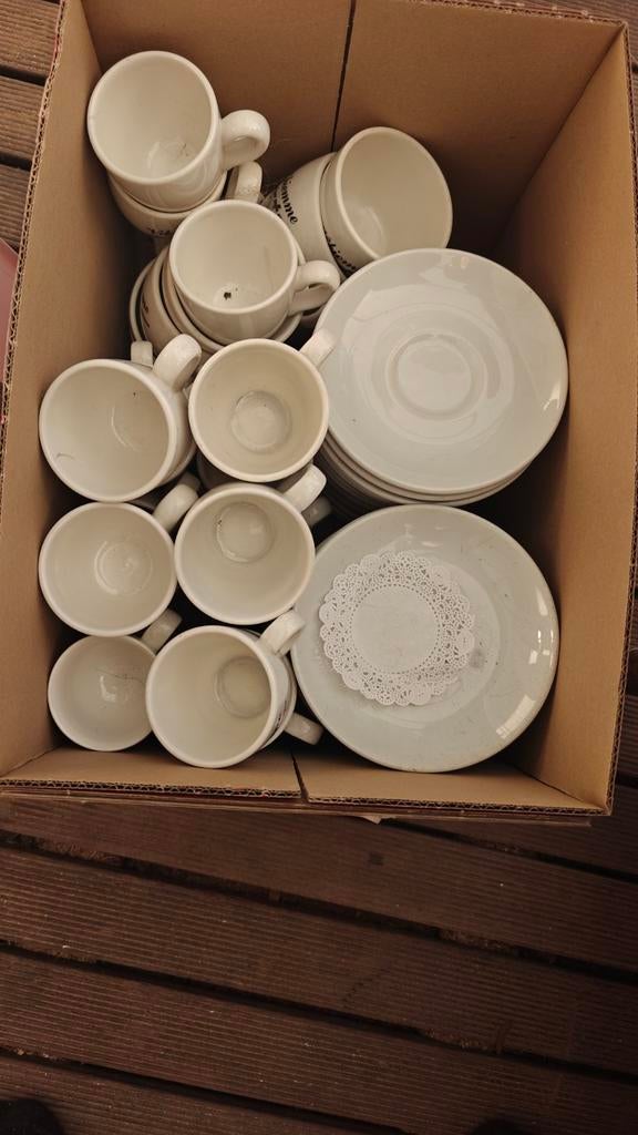 Dudson koffiekoppen set met schotels, Ophalen of Verzenden