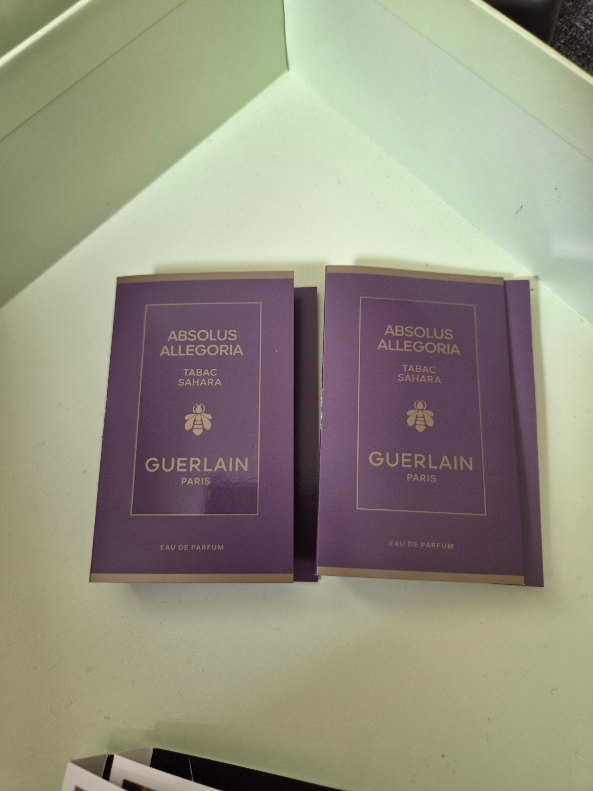 Guerlain absolus allegoria tabac sahara eau de parfum 2x1ml, Ophalen of Verzenden, Nieuw