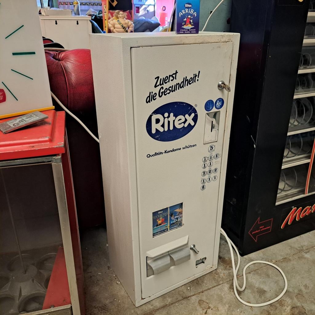 Condoomautomaat Ritex, Verzamelen, Automaten | Overige, Ophalen, Gebruikt
