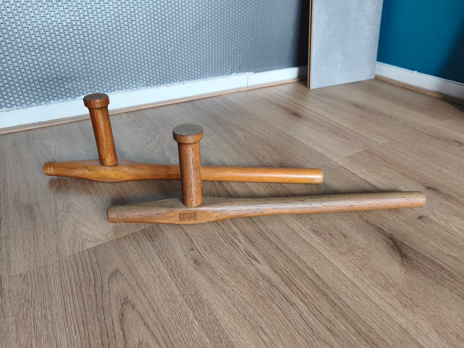 houten tonfa, Kindermaat 146 t/m 176, Ophalen, Zo goed als nieuw, Materiaal