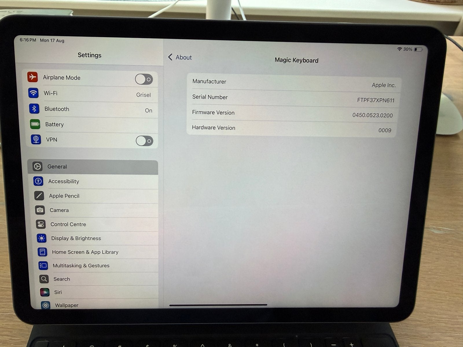 Apple iPad Air 4-gen, 11 inch met Magic Keyboard (Zeer Goed), Computers en Software, Apple iPads, 10 inch, Apple iPad Air, Ophalen of Verzenden