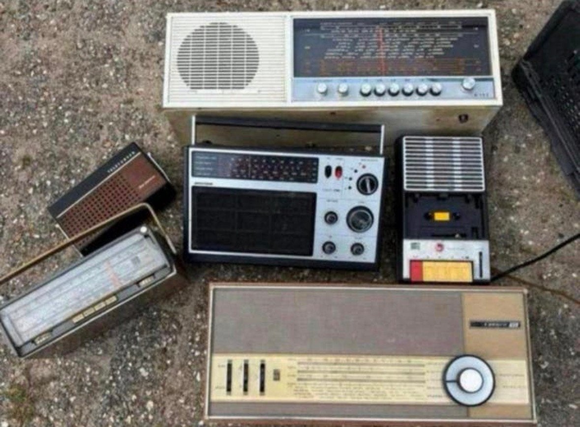 6X Vintage decoratie radios vanuit de jaren ‘60-80, Ophalen of Verzenden