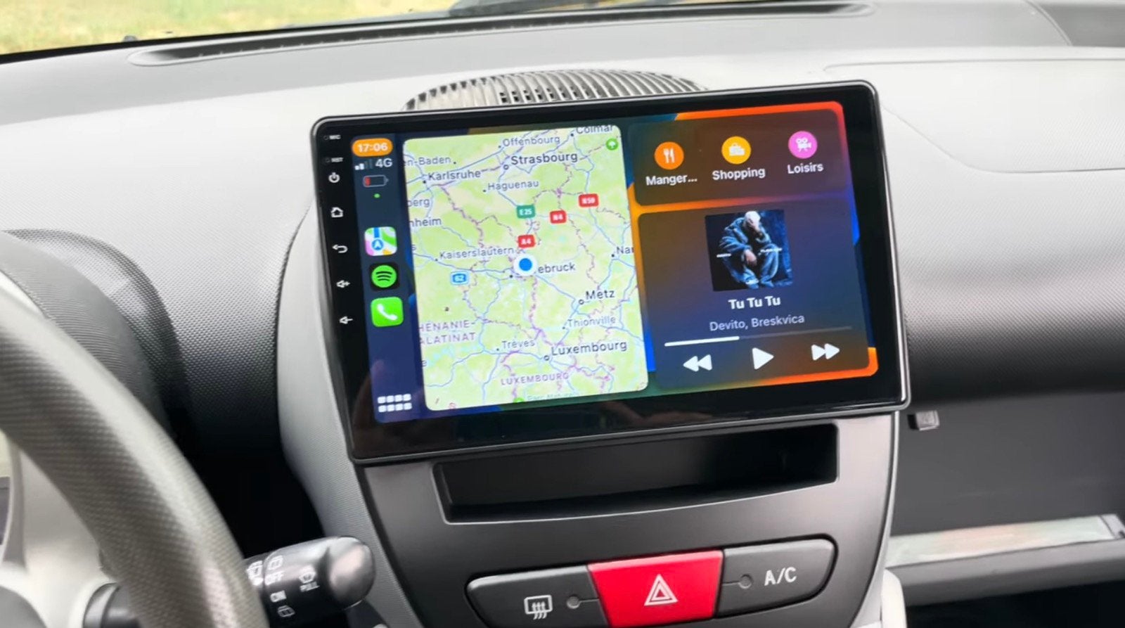 Apple CarPlay Citroën C1 Peugeot 107 Toyota Aygo 2005-2019, Ophalen of Verzenden, Nieuw