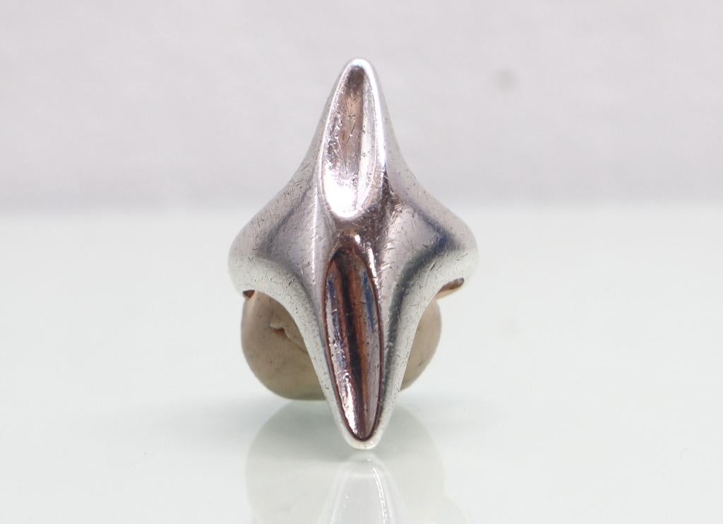 Zilveren ring Henning Koppel voor Georg Jensen Denemarken, Ophalen of Verzenden, Zilver, Ring