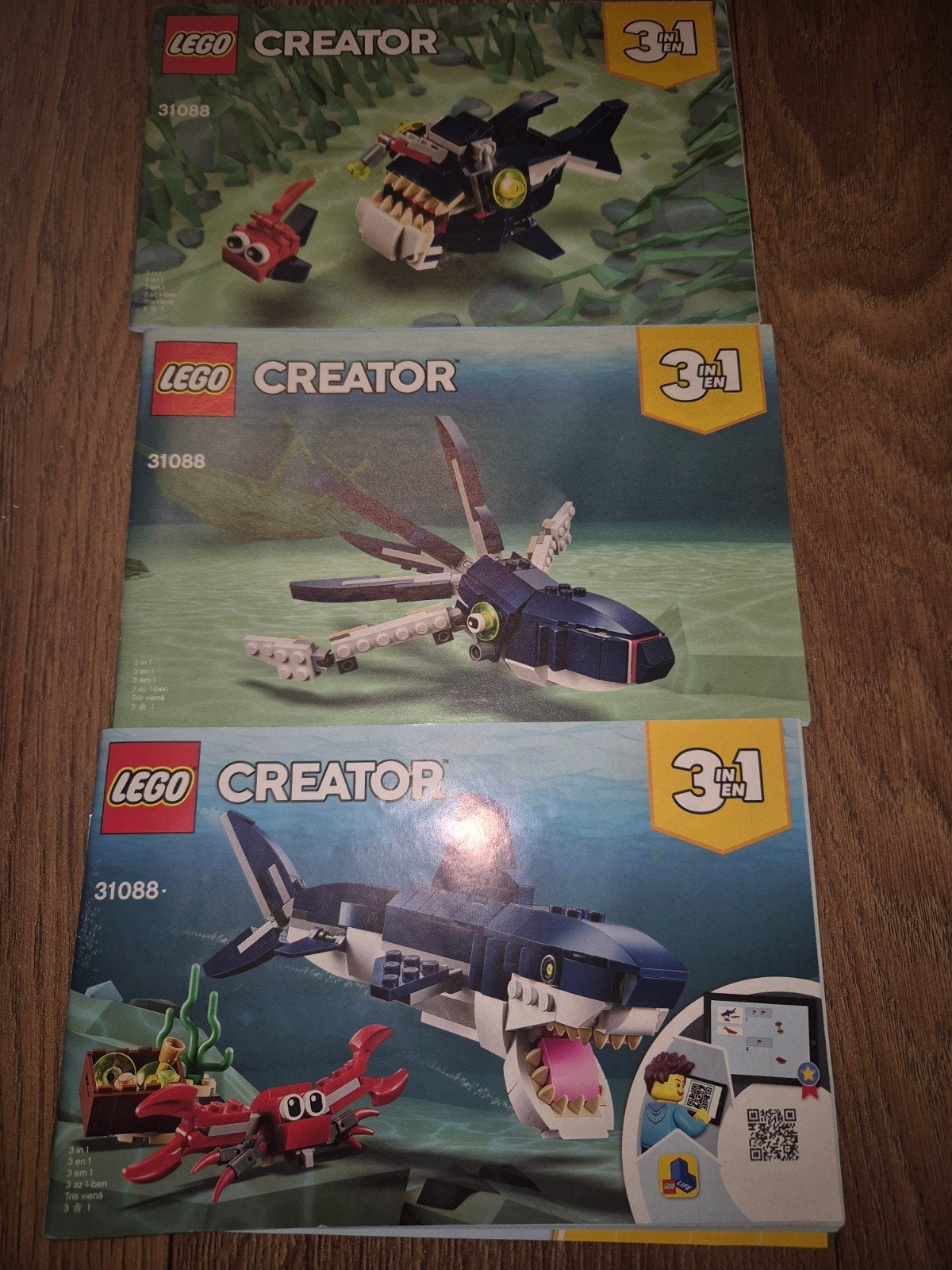 Lego creaties 31088, Lego, Ophalen of Verzenden, Zo goed als nieuw, Compleet