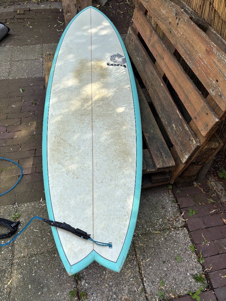 Torq Surfboard 7.2, Watersport en Boten, Golfsurfen, Ophalen, Gebruikt, Fish, Met vinnen