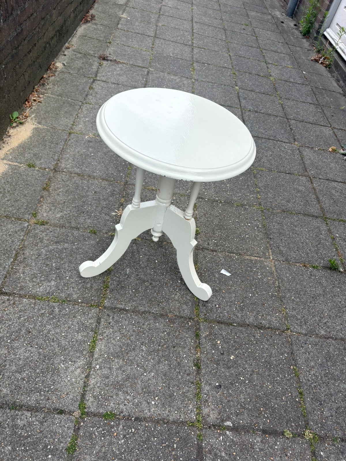 Tafeltje, Tuin en Terras, Ophalen of Verzenden, Zo goed als nieuw, Rond