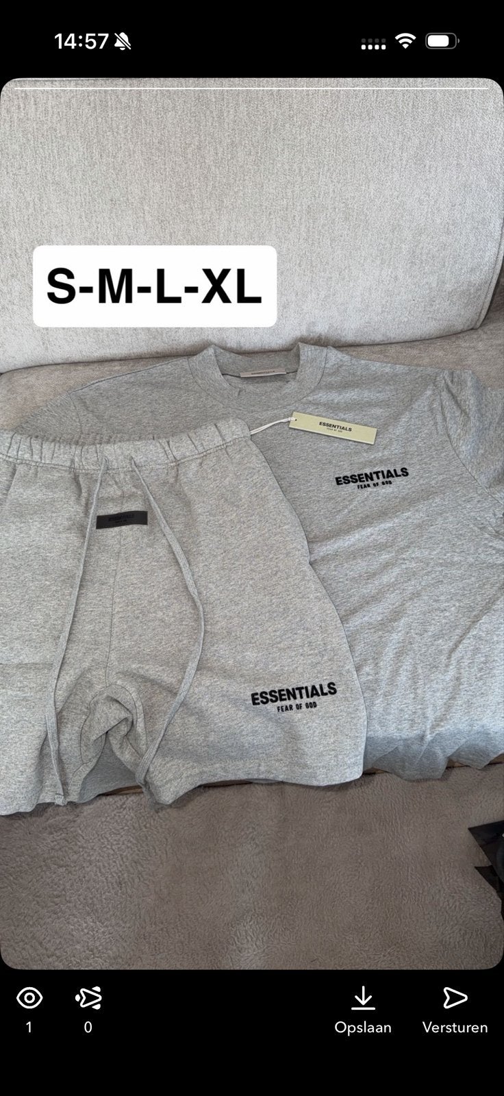 Essentials Zomersets - Diverse kleuren en maten, Kleding | Heren, Ophalen of Verzenden, Nieuw