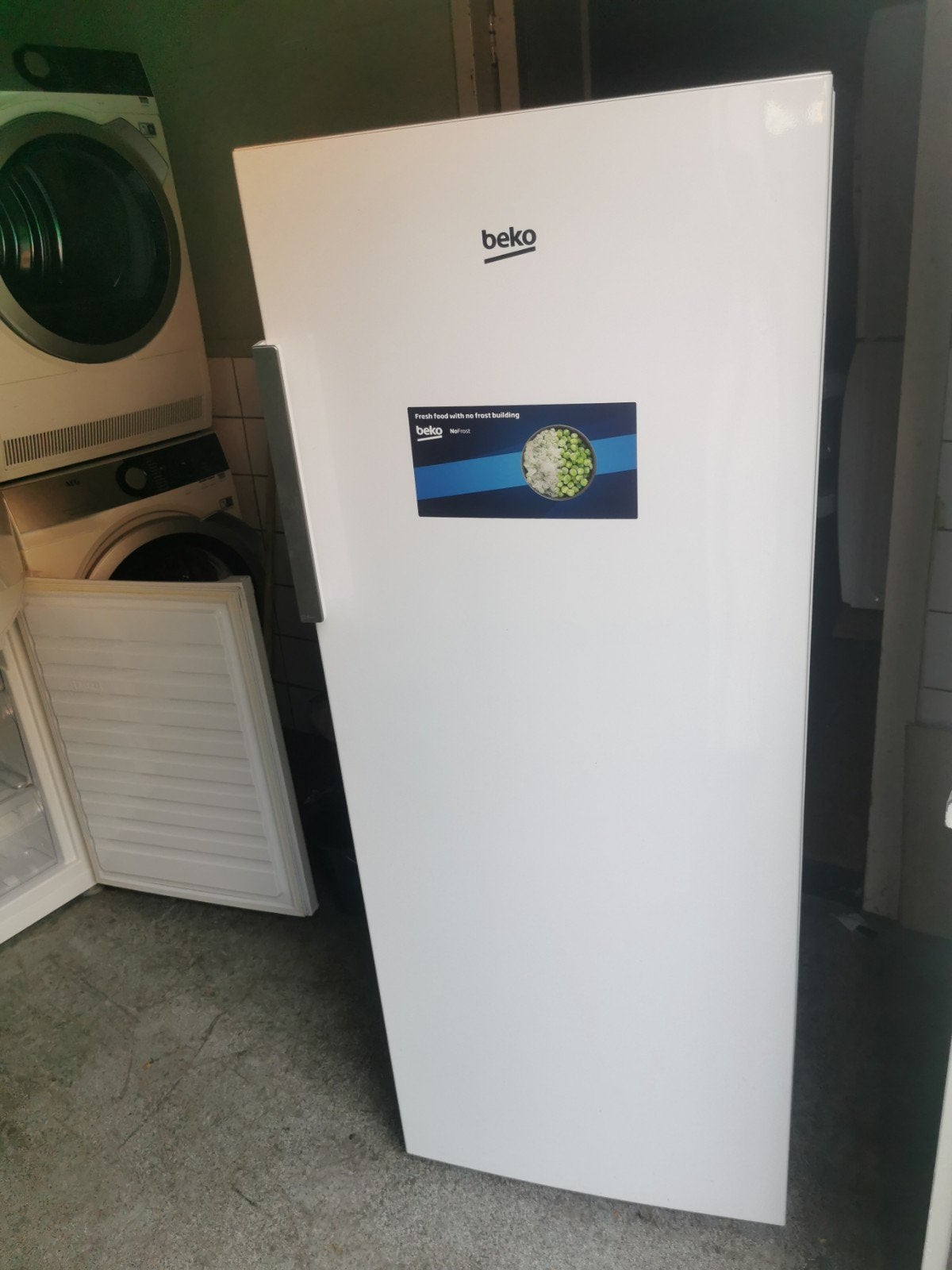 Beko vrieskast met No Frost technologie.vrieskast is niet, Witgoed en Apparatuur, Ophalen of Verzenden, Zo goed als nieuw, Minder dan 60 cm