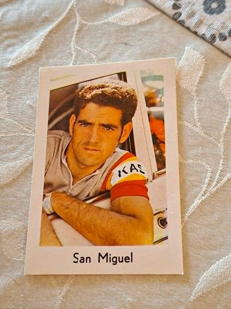 Prentje/Chromo : Gregorio San Miguel / KAS, Verzenden, Zo goed als nieuw, Overige sporten, Poster, Plaatje of Sticker