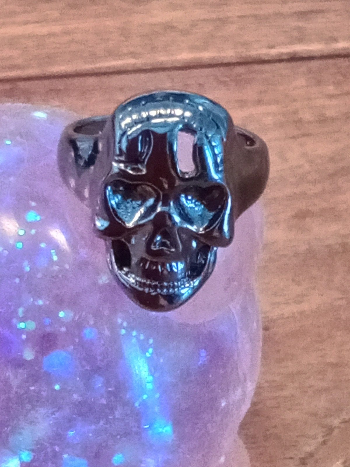 ring skullring, Overige materialen, Nieuw, Ophalen of Verzenden, Dame of Heer