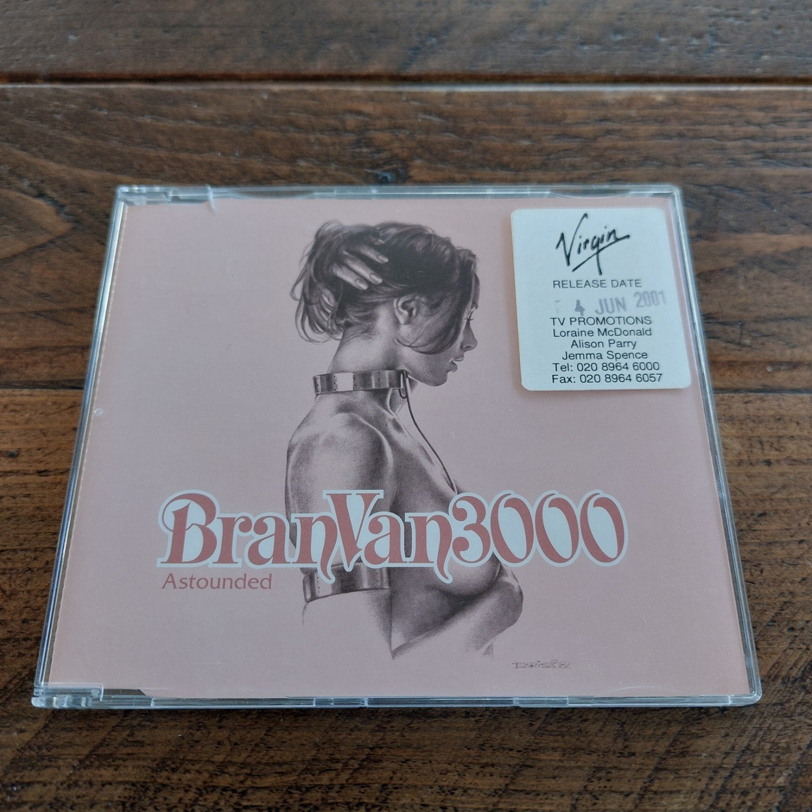 CD single Bran Van 3000 & Curtis Mayfield: Astounded, Ophalen of Verzenden, Gebruikt, Dance en House