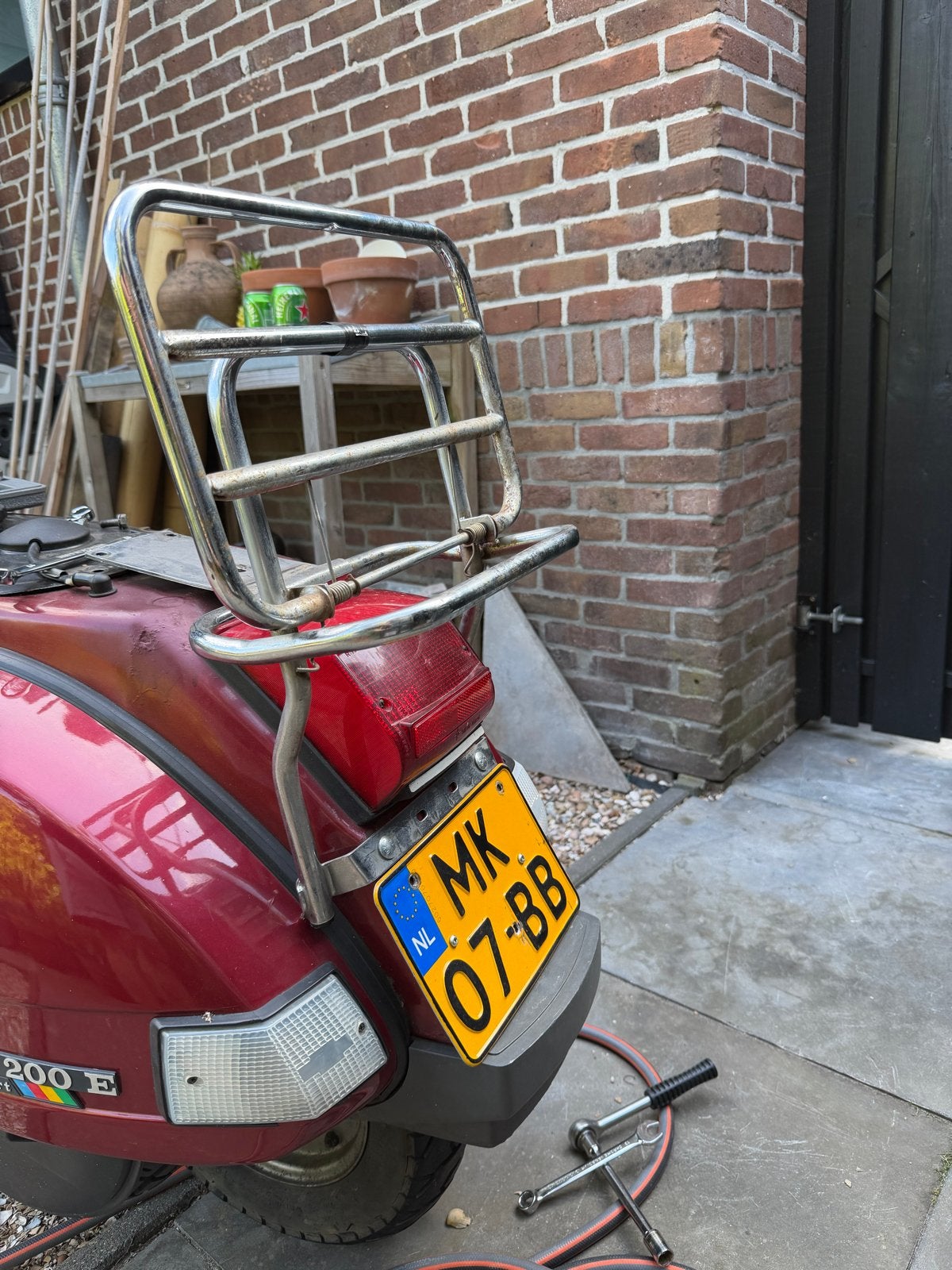 Bagagedrager voor Vespa PX200 - Gebruikt, Ophalen, Gebruikt